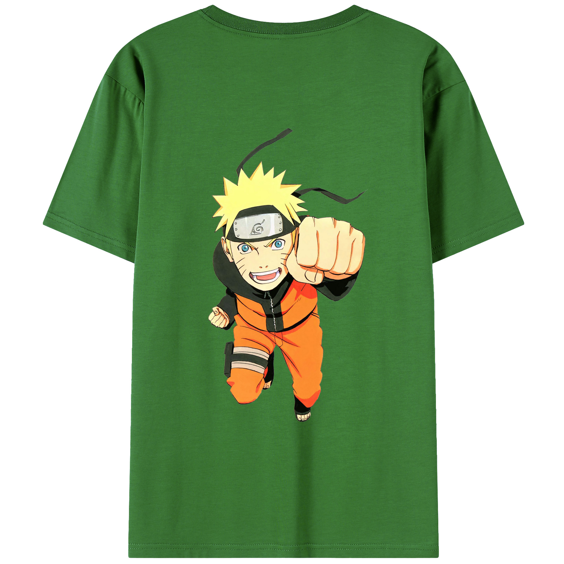 （画像用） NARUTO -ナルト- うずまき ナルト Uzumaki Naruto レディース半袖Tシャツ(バックプリント)